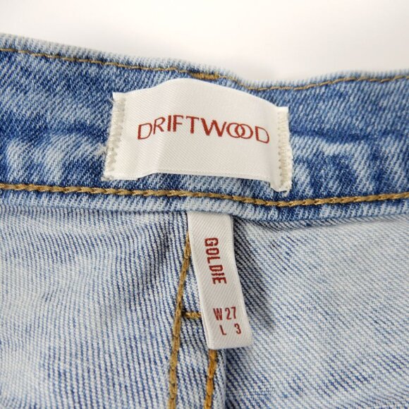 DRIFTWOOD Goldie High Rise Jeans SHORTS Size 27 Ziggy Stardust Denim NEW $128 - Picture 5 of 9